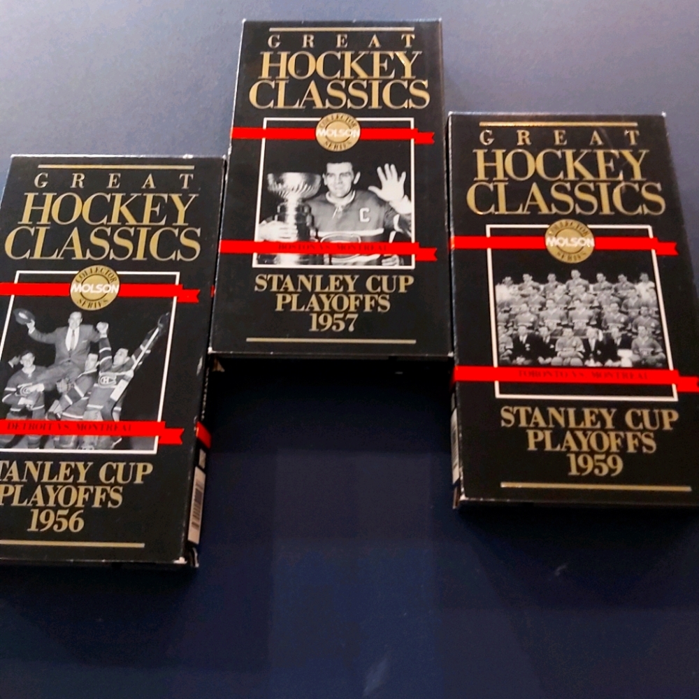 Cassette vidéo hockey classique 1956 -1957 -1959